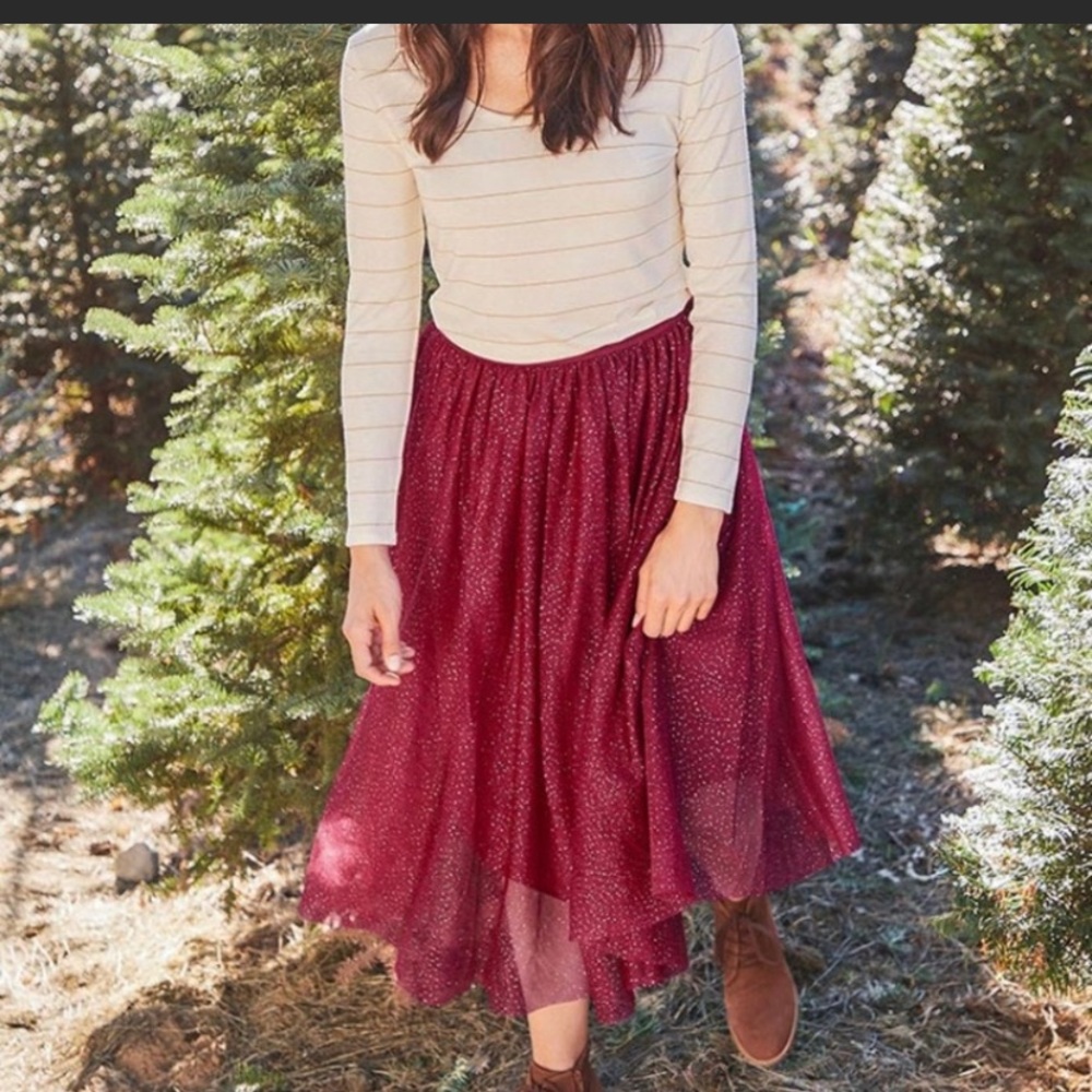 Matilda Jane Sparkle City Skirt Large